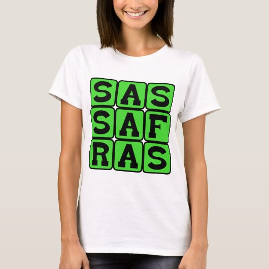 サスフラス落葉樹 Tシャツ (正面)
