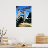 サスペンションブリッジ、ワコ、TX ポスター (キッチン)