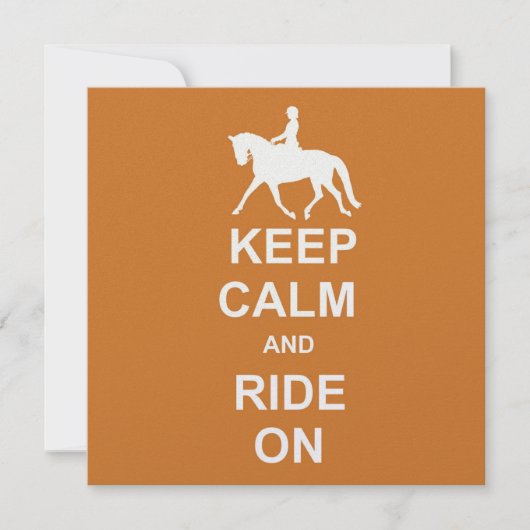 サスペンション KEEP CALM 5.25 x 5.25 カード (正面)