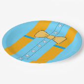 サスペンダーズ&ボウタイズボーイズバースデーパーティー ペーパープレート (アングル)