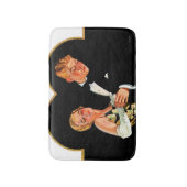 サスペン失ったダー バスマット (正面縦)