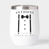 サスペン結婚ダーたちが新郎の父親を引き分ける (背面)