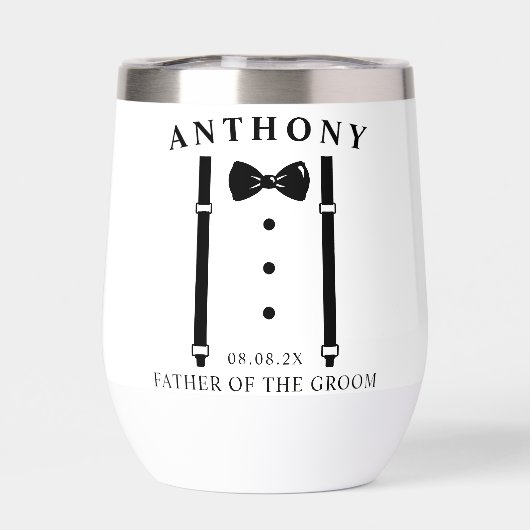 サスペン結婚ダーたちが新郎の父親を引き分ける (背面)