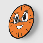 サス時計 ラウンド壁時計 (傾斜)