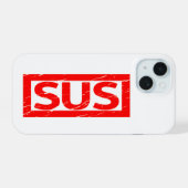 サス スタンプ iPhone 15ケース (裏面横)