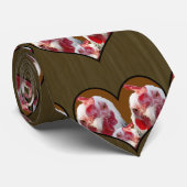 サセックスの鶏がハートに三羽 ネクタイ (ロール)