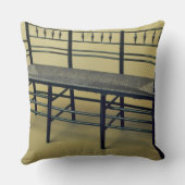 サセックスは椅子を突進着席させました(木および突進) クッション (裏面)