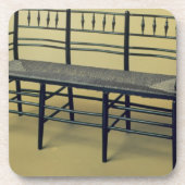 サセックスは椅子を突進着席させました(木および突進) コースター (正面)