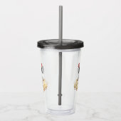 サセックスチキンママヘンアンドチックス アクリルタンブラー (右)