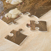 サセックスチキンママヘンアンドチックス ジグソーパズル (側面)