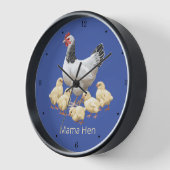 サセックスチキンママヘンアンドチックス 壁時計 (傾斜)
