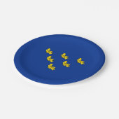 サセックス国旗の紙プレート ペーパープレート (アングル)