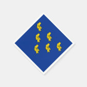 サセックス国旗紙ナプキンス スタンダードカクテルナプキン (角)