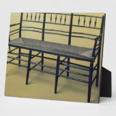 サセックス急いで座る椅子（木と急ぎ） フォトプラーク (側面)