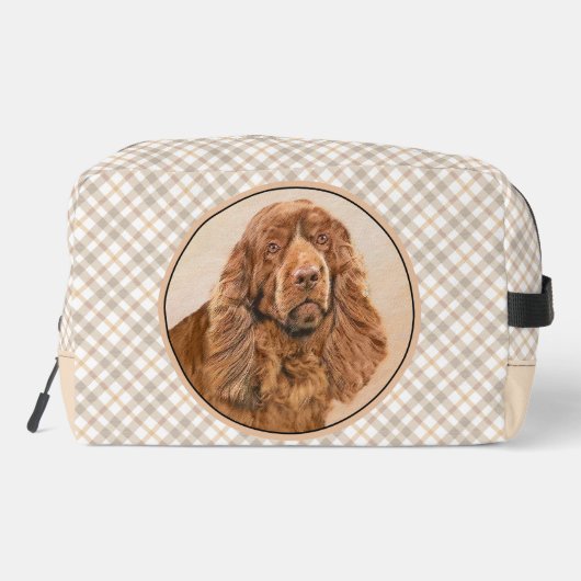 サセックス絵を描スパニエル犬ズカワイイオリジナルペットドッグアート ドップキット (裏面)