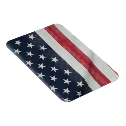 サセックス郡フェアの米国国旗 マグネット (右側)