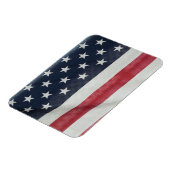 サセックス郡フェアの米国国旗 マグネット (左側)