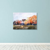 サセックス・オータム キャンバスプリント (インサイチュ (ウッドフロア))