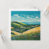 サセックス・ダウンズ カード (正面/裏面インサイチュ)