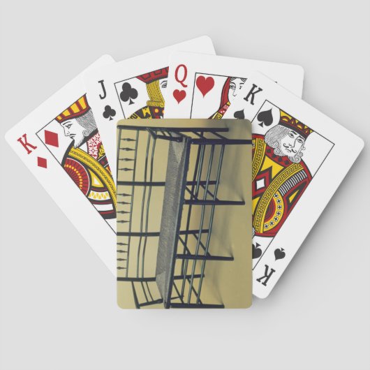 サセックス・ラッシュ付き椅子（木とラッシュ） トランプ (裏面)