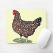 サセックス: 斑入りの雌鶏 マウスパッド (マウス)