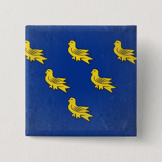 サセックス 缶バッジ (正面)