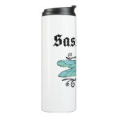 サセナックドラゴンフライ外着陸船アンバーブルーギフトティー タンブラー (回転左)