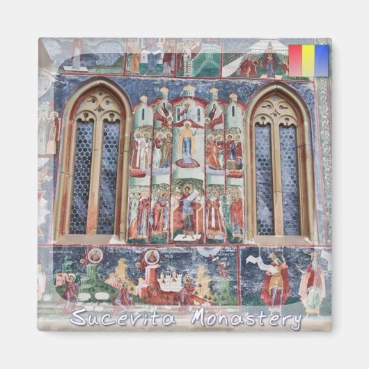 サセビタ修道院 マグネット (正面)