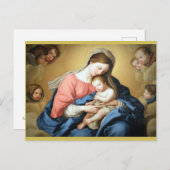 サソフェラトマドンナとケルビエンジェルスの子 シーズンポストカード (正面/裏面)