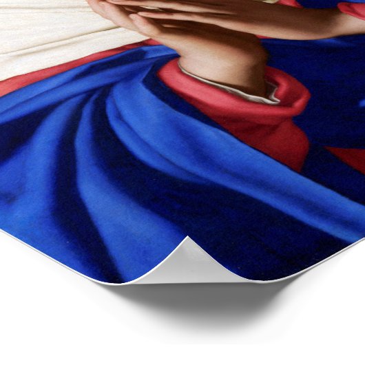 サソフェラト祈りの言葉のヴァージン ポスター (角)