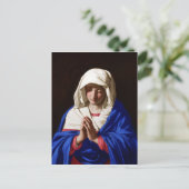 サソフェラト祈りの言葉のヴァージン ポストカード (スタンド正面)