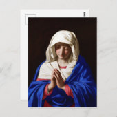 サソフェラト祈りの言葉のヴァージン ポストカード (正面/裏面)