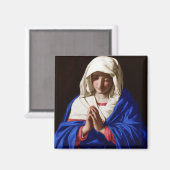 サソフェラト祈りの言葉のヴァージン マグネット (正面/裏面)