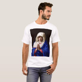 サソフェラト祈りの言葉のヴァージン Tシャツ (正面フル)