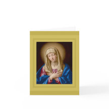 サソフェラト、マドンナイン祈りの言葉ホリデーカード