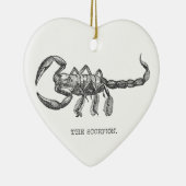 サソリの動物のギフト怖い動物 セラミックオーナメント (右)