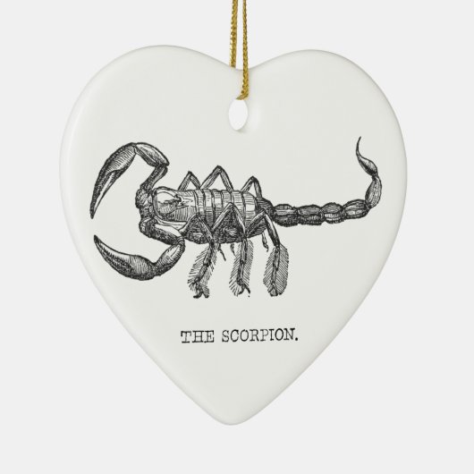 サソリの動物のギフト怖い動物 セラミックオーナメント (右)