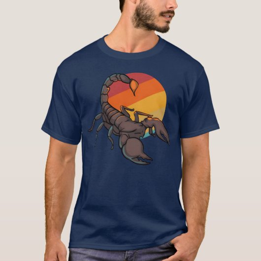 サソリの夕日 70年代 80年代 フレンド Tシャツ (正面)
