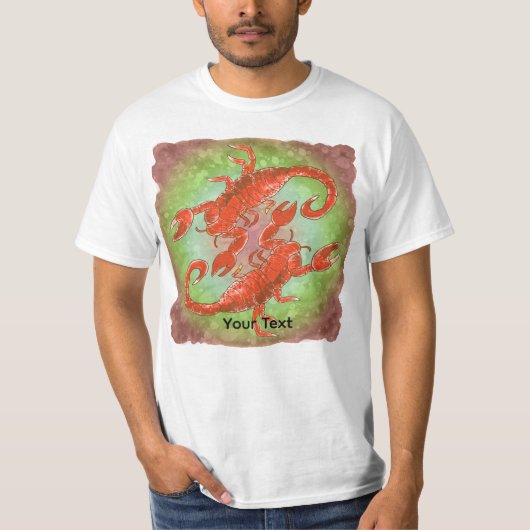 サソリの陰陽 Tシャツ (正面)
