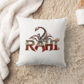 サソリスタイリッシュデザイン枕の名前"RAHI" クッション (ブランケット)