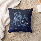 サソリ座の星座と星々 クッション (ブランケット)