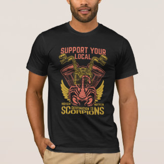 サソリ オートバイクラブ Tシャツ デザイン