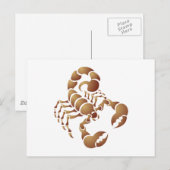 サソリ ポストカード (正面/裏面)