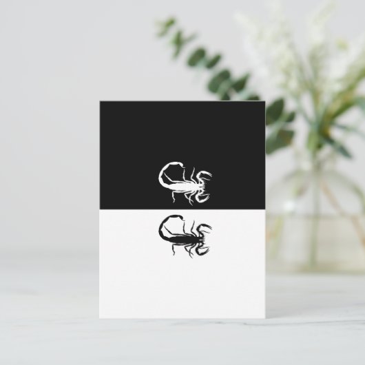 サソリ ポストカード (スタンド正面)