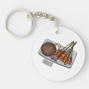 サタイカートゥーンイラストレーション キーホルダー