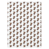 サタイカートゥーンイラストレーション テーブルクロス (正面)