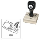 サタイカートゥーンイラストレーション ラバースタンプ (押印)