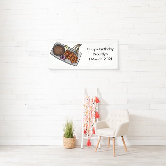 サタイカートゥーンイラストレーション 横断幕 (インサイチュ)