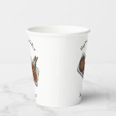 サタイカートゥーンイラストレーション 紙コップ (右)