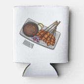 サタイカートゥーンイラストレーション 缶クーラー (正面)